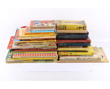 A collection of assorted children's books. Including a first edition of Enid Blyton's Playing at Home (waf) and others by A.A
