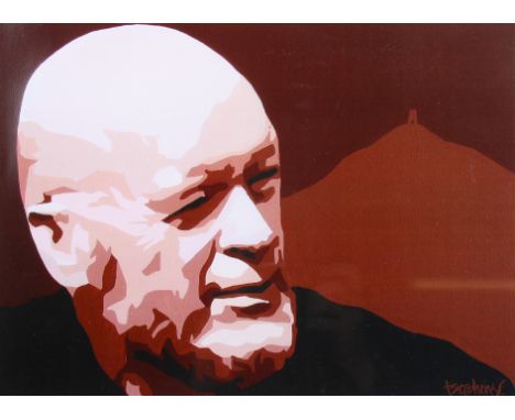 Tim Stephens - Michael Evis 'Glastonbury Festival 2005' signed limited edition print. Framed and glazed.