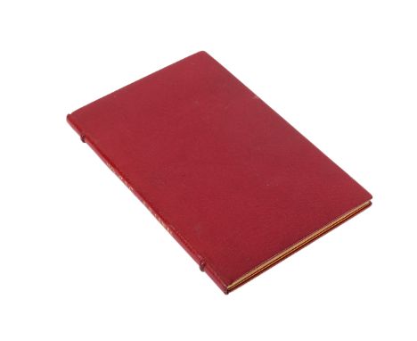 E R Lewis - No C. I. C. 1956 A history of the gramophone in a full red leather fine binding by one of the greatest UK binders