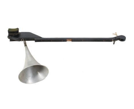 A vintage Stroviol phonofiddle stringed musical instrument. (AF).