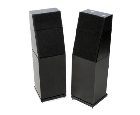 A pair of vintage Naim Audio NA SBL stereo floor standing speakers. With original packaging. H88cm