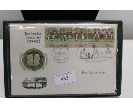 A first day cover commemorative silver coin 