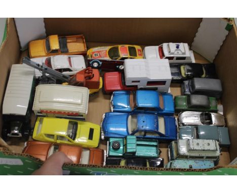 A job lot of play worn Corgi die-cast models 