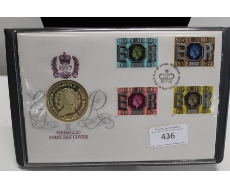 A first day cover commemorative silver coin 