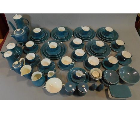 An extensive Poole pottery dinner and tea service. (some chips) 