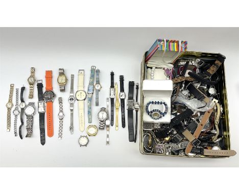 Various ladies and gents wristwatches by various makers including Timex, Sekonda, Citron, Accurist etc