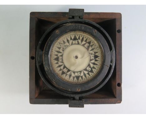 E.S. Ritchie of Boston Ship's Gimbal Compass 