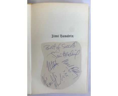 HENDRIX, Jimi (1942-70) autograph on a piece of paper pasted to the half title of Sharon Lawrence's Jimi Hendrix: the Man, th