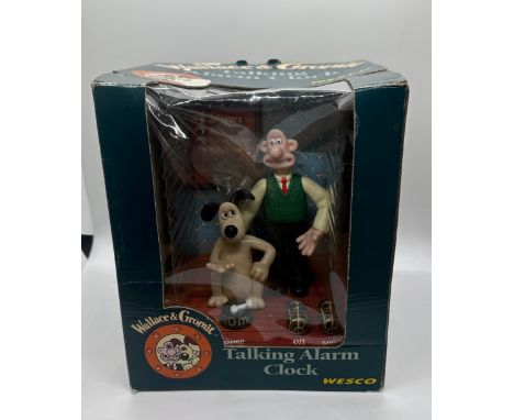 Boxed Wallace and Gromit Talking Alarm clock 