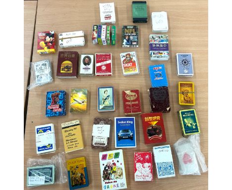 Vintage playing card decks includes Baseball stars, micky mouse, dragon ball, comic super heros, japanese animation, Shipping