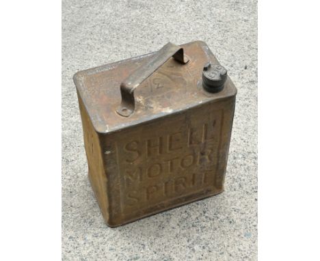 Antique Esso motor spirit can 