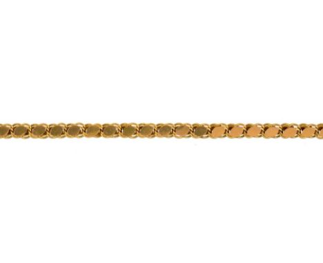 AN 18CT GOLD CHAIN, 58.5G++LIGHT WEAR CONSISTENT WITH AGE 