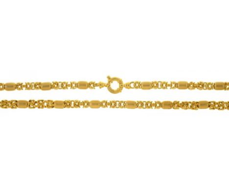 A 9CT GOLD CHAIN, 20.5G++LIGHT WEAR CONSISTENT WITH AGE 