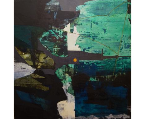 Zoe Benbow, British b.1963- "The Garden of Digital Delights"; oil on canvas, signed, titled and dated June 1995 on the canvas