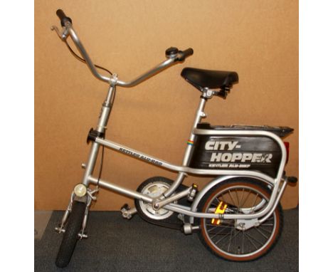 A 1980's City Hopper aluminium bicycle.