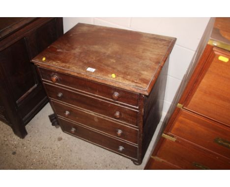 A 19th Century mahogany commode  AF