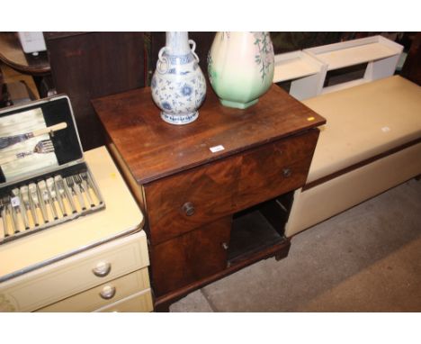 A 19th Century mahogany commode  AF