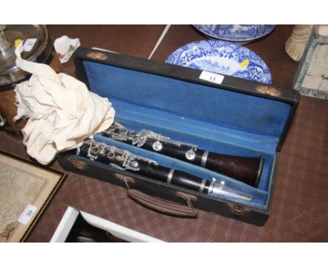 A Regent Boosey &amp; Hawkes clarinet in fitted case