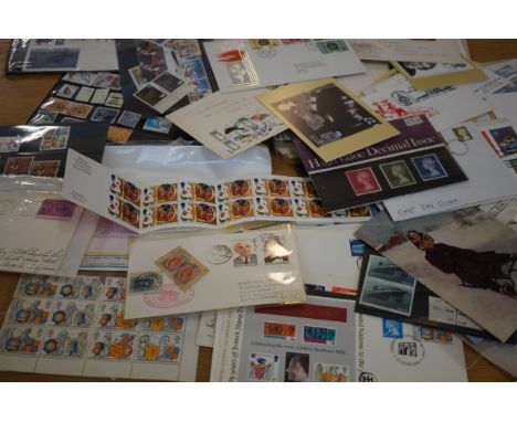 Collection of British mint stamps, first day covers &amp; others 