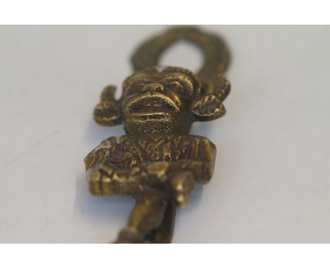 Brass devil door knocker 