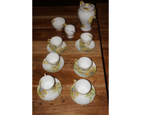 Shelley daffodil tea set - complete  