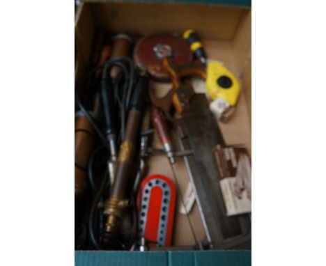 Box of vintage tools