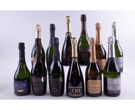 TWELVE BOTTLES BRAZILIAN SPARKLING WINESalton Ouro Extra Brut; Casa Valduga Premivm Brut NV, 2 x Premivm Extra Brut NV, 2 x P