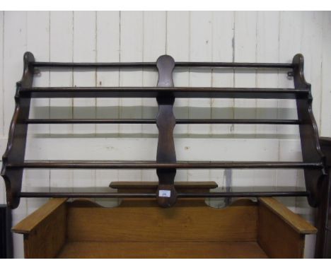 Ercol wall mounted plate rack