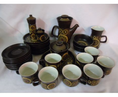 Vintage denby 1970's coffee set