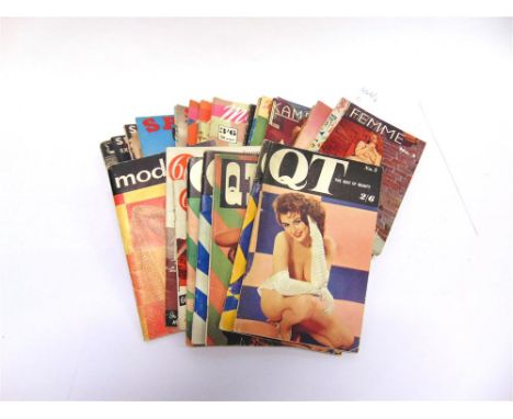 THIRTY-TWO GLAMOUR / PORTRAIT PHOTOGRAPHY MAGAZINES including 'Flair', No.1; 'Femme', No.3; 'Velvet', No.3; and 'Kamera', Nos