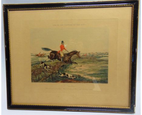 AFTER H. ALKEN 'One of the followers of our Hunt', a pair of colour hunting prints, 36 x 45cm; and two other colour sporting 
