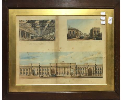 Railwayana print, Lime Street Liverpool Station