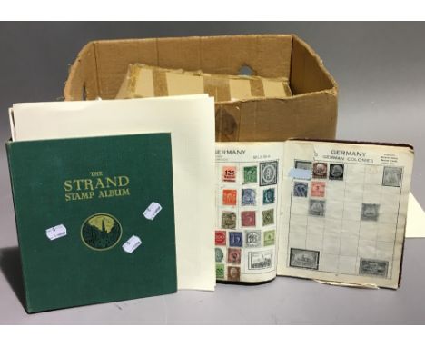 A stamp collection containing a large quantity of Fist Day covers, loose stamps, commemorative packs, nine stamp albums inclu