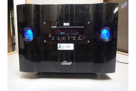 GENESIS MEDIA LABS G608 SURROUND SOUND RECEIVER