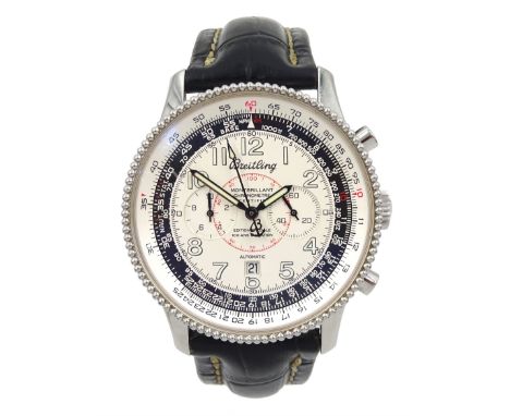 Breitling Montbrillant 'Edition Speciale 100 Ans D'Aviation' gentleman's stainless steel chronograph wristwatch, Ref. A35330,