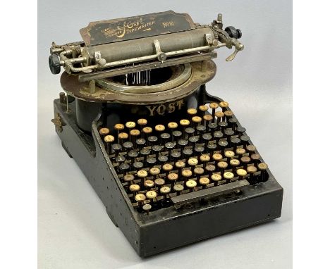 YOST NO. 10 'LIGHT RUNNING' TYPEWRITER'