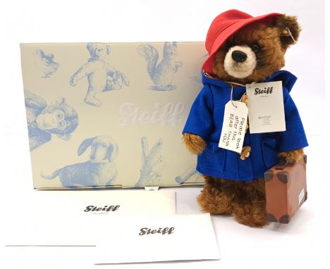 Steiff Paddington Bear, white tag 664632, LE 2000, UK and Ireland exclusive, celebrating the release of the 2014 film Padding