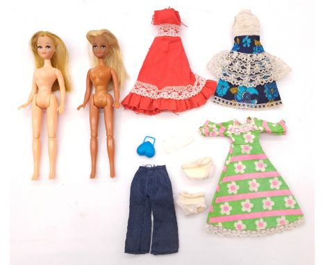 Palitoy Pippa &amp; Britt vintage doll pair with original clothing, Fair Plus to Good Plus, (2).