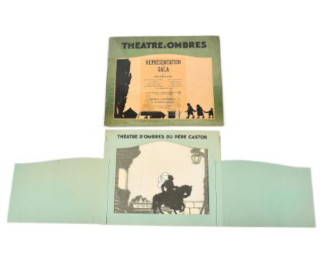 Theatre d'Ombres du Pere Castor, Representation de Gala au Programme, decors et costumes de H de Renaucourt, Flammarion, Impr
