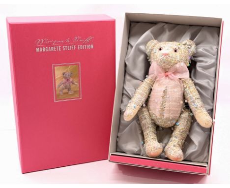 Steiff Margarete Steiff Club Edition Haute Couture Teddy Bear, black tag 420542, LE311/500, special edition bear, recipients 