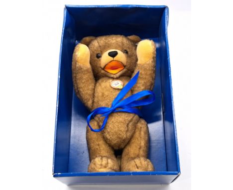 Steiff Nestle Alphen-Milch Bear, 1996, German exclusive, 1960s Replica, white tag 999000, LE Number 1 of 1500, chest tag, swi