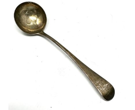Georgian silver sauce ladle 