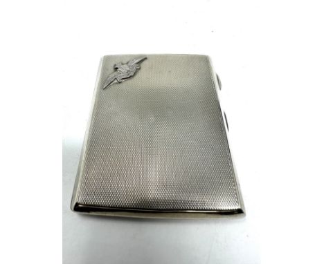 R.A.F silver cigarette case 