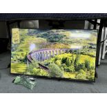 TV HISENSE 40 " # 40A4 KV a/ manette - LIGNE DANS l'ÉCRAN