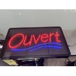Enseigne OUVERT