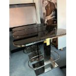 (3) Belles Tables hautes bar - vitres 55 x 18 x 43 "- QUANTITÉ X PRIX MISÉ