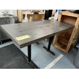 (3)Tables bois 60 x 30 " QUANTITÉ X PRIX MISÉ
