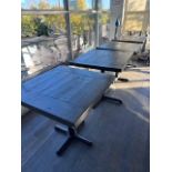 (17) Belle Tables bois 30 x 30 " QUANTITÉ X PRIX MISÉ