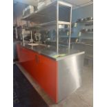 Compt. Service 4 portes 96 x 30 x 36 " a / passe plat a/ GLORAY lampe chauffante