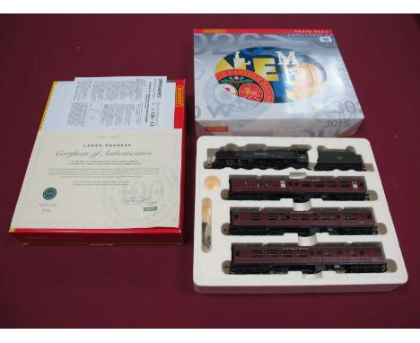 A Boxed Hornby 'OO' Gauge #R2176M Lakes Express Train Pack, comprising Duchess Class 4-6-2 Locomotive R/No. 46221 'Queen Eliz